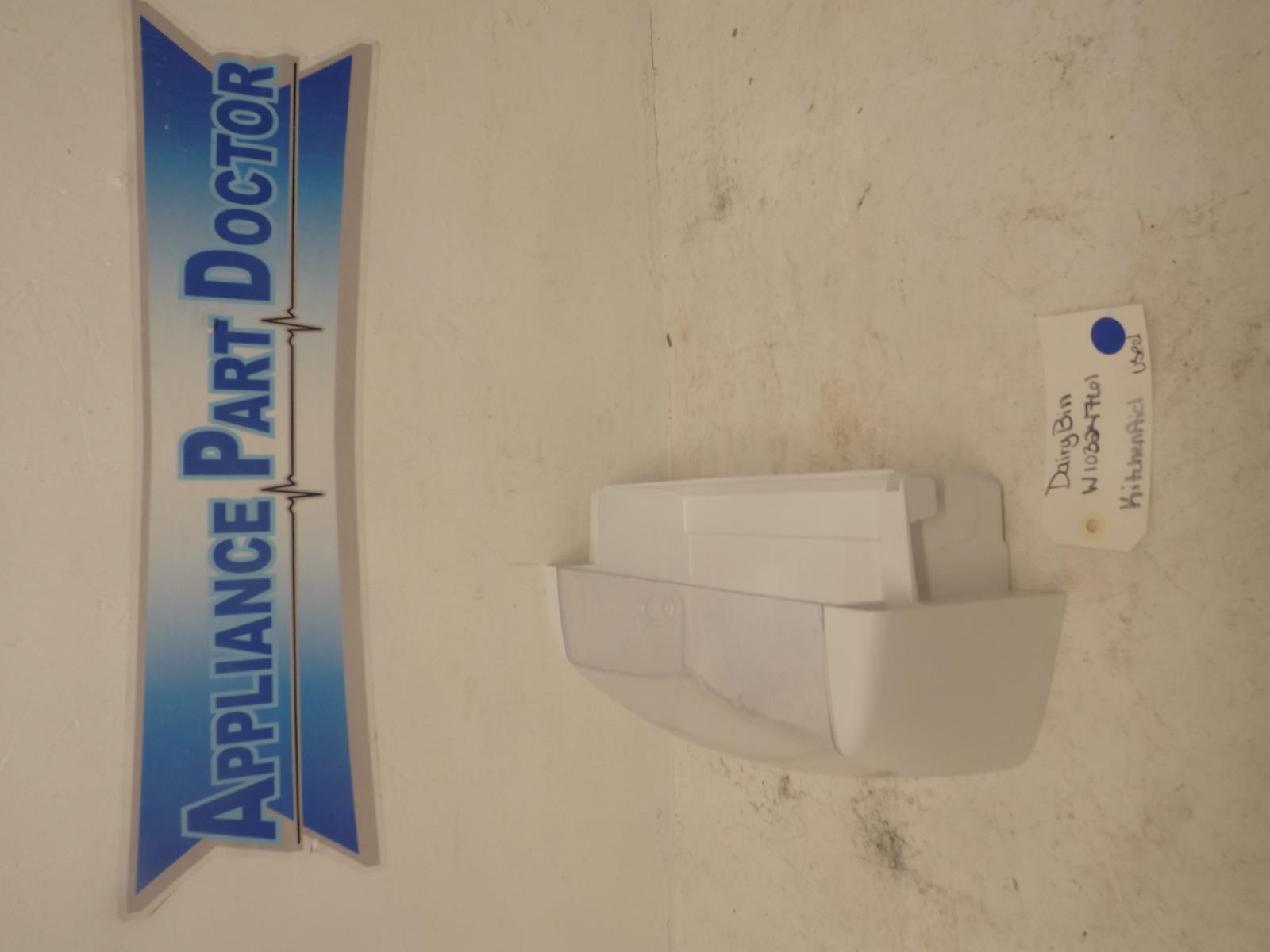 KitchenAid Refrigerator W10324761 Dairy Bin Used KitchenAid Refrigerator W10324761 Dairy Bin Used